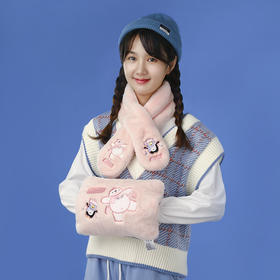 极地物种围巾暖手袋 抱枕【批发包邮】JDWZ