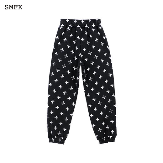 预售|SMFK午夜花园慢跑裤 黑白 Garden DP006BS.潮快闪[福利品] 商品图4