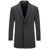 M＆D/名盾冬季男士商务休闲羊毛大衣纯色西装领保暖呢子外套男 商品缩略图4