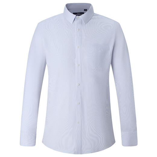 M＆D/名盾DP免烫男士衬衫早秋长袖修身商务休闲职业正装衬衣 商品图4