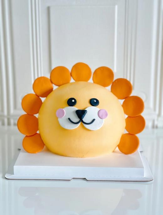 小狮子(狮子座蛋糕)愿你勇敢乐观积极向上喔: 商品图0