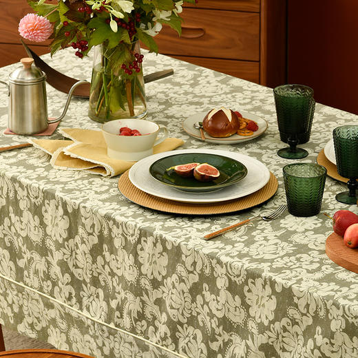 藤蔓宫廷帆布简约餐桌布 商品图1
