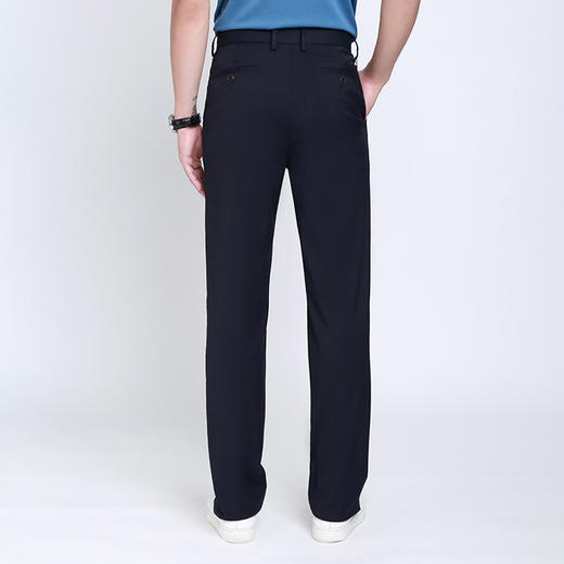 名盾薄款直筒休闲裤男夏季新款宽松商务长裤职业百搭微弹西装长裤 商品图3