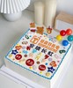 企业&团队&小伙伴&学生庆祝蛋糕（图片是28cmx28cm） 商品缩略图0