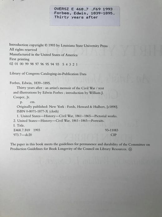 三十年后：一个画家的美国内战回忆录 数百幅插图 精装8开 商品图4