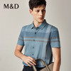 M＆D/名盾短袖衬衫男早秋商务休闲高弹百搭短袖衬衣职业上装 商品缩略图2