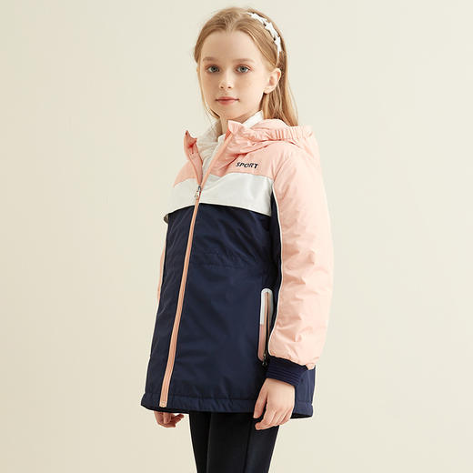 【两件套羽绒外套】21年秋冬新品女童羽绒外套加厚保暖连帽防风外套 商品图5