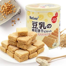 美丽市场超市-Marlour豆乳威化饼干350g