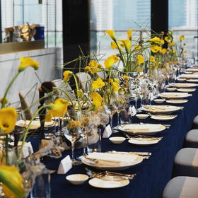 《形》马蹄莲西餐桌花设计