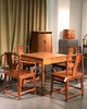 红桥红  家具严选  缅甸花梨（大果紫檀）【带屉方桌五件套】 商品缩略图1