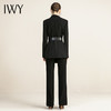 IWY/气质黑色西装套装女秋冬时尚职业正装气质女神范高端修身OL工作服	213155C1+P6 商品缩略图3