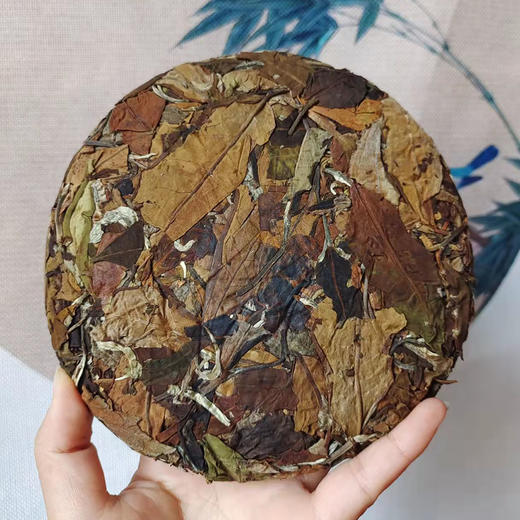 吉顺号大叶老白茶清甜鲜爽 2020年哈尼白茶-景迈古树生晒白茶饼200g 商品图8