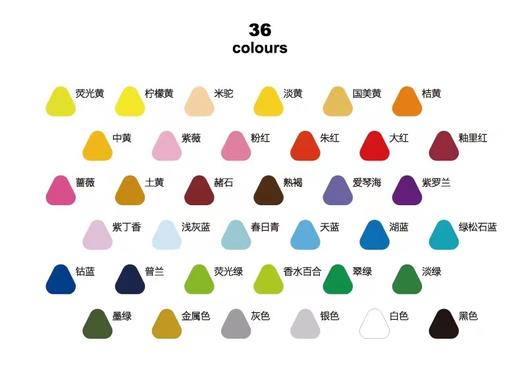 米娅炫彩棒水溶性彩绘油画棒炫彩棒12色24色36色（10盒装）炫彩笔旋转式油画棒少儿儿童旋转蜡笔油画棒水溶性环保健康 商品图6