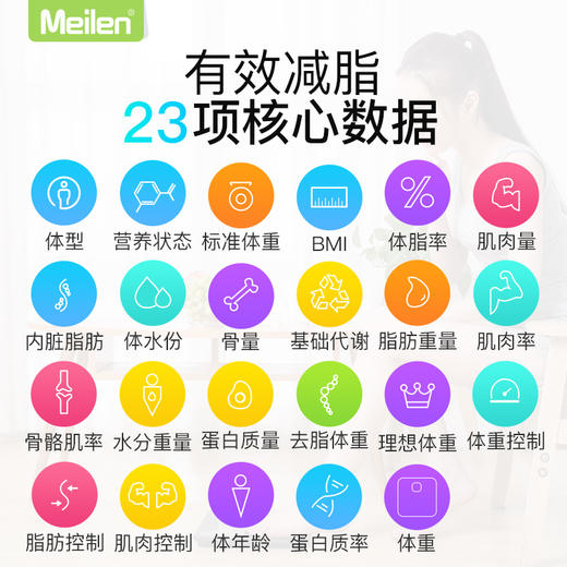 23项身体数据 | 臻皙定制智能体脂称ML628[福利品] 商品图3