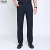 名盾直筒休闲裤男士夏季薄款微弹商务长裤子新款宽松职业西装裤子 商品缩略图0