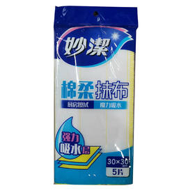 妙洁MTC5棉柔抹布5片装