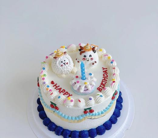 羊咩咩&牛宝贝一起吹蜡烛 商品图0