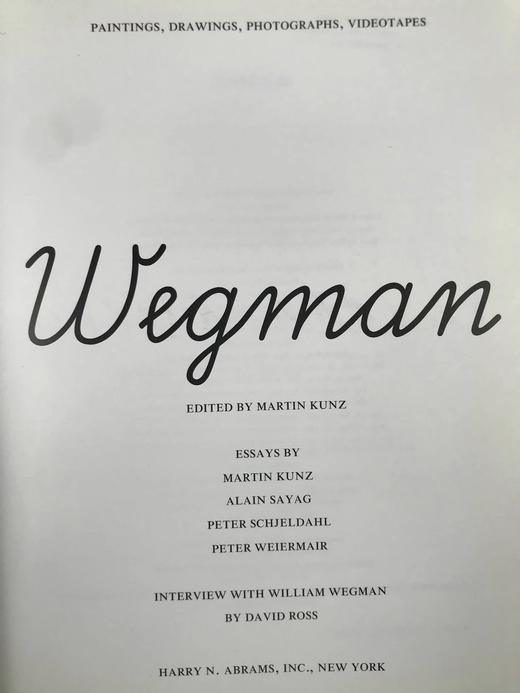 美国现代艺术家魏格曼作品集 约百幅插图 精装16开 商品图3
