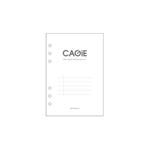 卡杰通用替换芯活页纸多功能6孔横线 商品图0