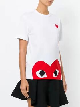 LA现货 IT CDG PLAY COMME des GARCONS川久保玲 女装短袖T恤春夏休闲