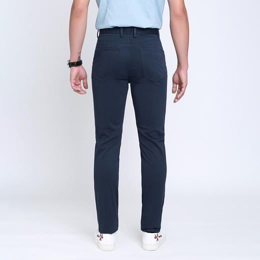 名盾四面弹直筒休闲裤男夏薄款高弹修身男裤商务百搭职业休闲长裤 商品图2