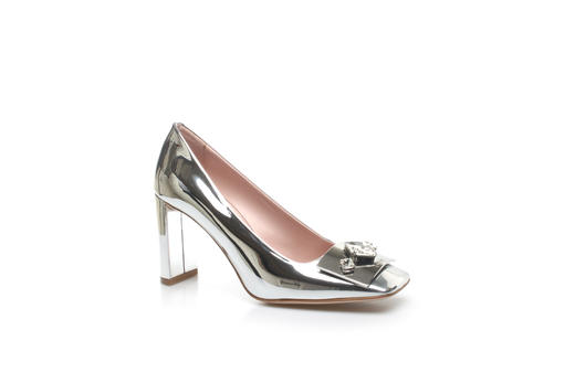 豪麟名鞋奥莱BALLIN女鞋皮鞋牛皮革BL4929P银色  原价5960元 商品图0