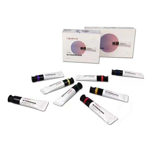米娅颜料套装12色18色水彩画颜料（10盒装） 初学者艺考生专业美术绘画专用 商品图4