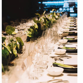 《绿野仙踪》绿色系西餐桌花设计