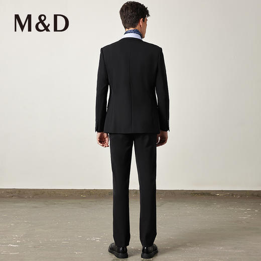 [西服套装]【四面弹】名盾商务休闲西装弹力修身正装西服婚礼伴郎 商品图3