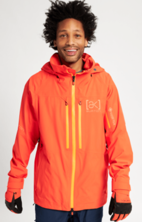 2122 BURTON MENS AK GORE SWASH JK FIESTA RED XS