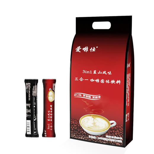 【食品酒水】特浓咖啡粉1600克蓝山风味速溶咖啡粉100条袋装咖啡三合一醇香 商品图4
