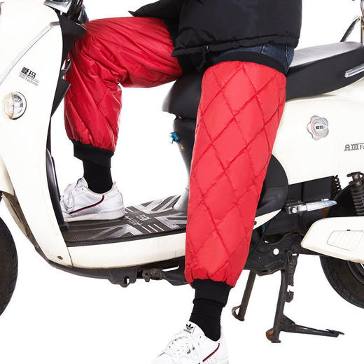 【春艺】冬季电动摩托车护膝保暖挡风护腿加绒护膝男女防寒女加厚防风骑车-D仓 商品图0