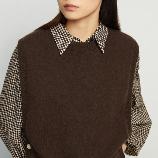 INSUN恩裳冬季新品通勤风格自然腰连衣裙9C31505630 商品图3