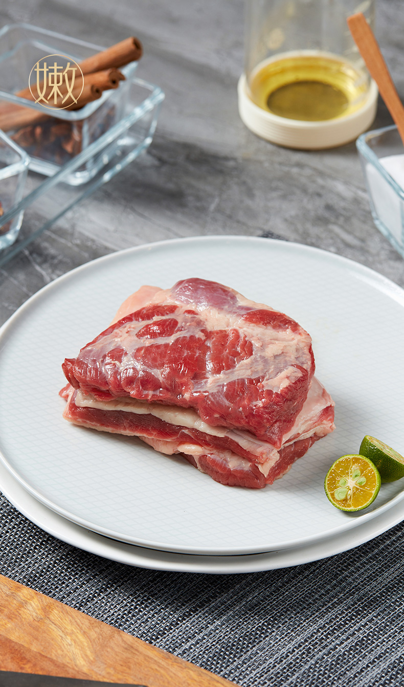 天莱香牛新疆有机牛肉牛腩1500g冻品