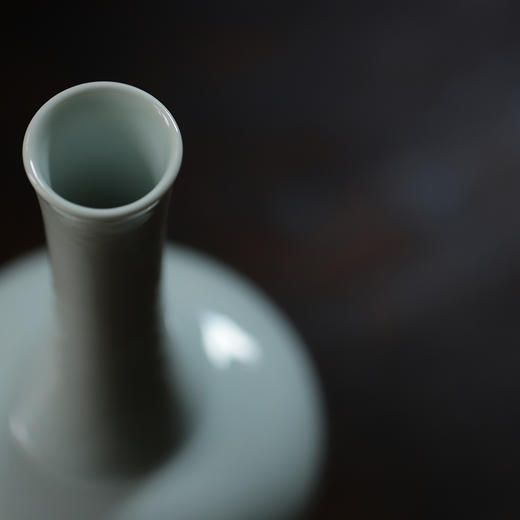 【愚彻山房】【青花釉里红团花纹摇铃尊】口径3.2cm 高23.2cm 商品图7