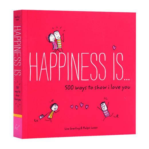 幸福是表达我爱你的500种方式 英文原版 Happiness Is 500 Ways to Show I Love You 治愈系全年龄段漫画绘本书 英文版英语书籍 商品图0