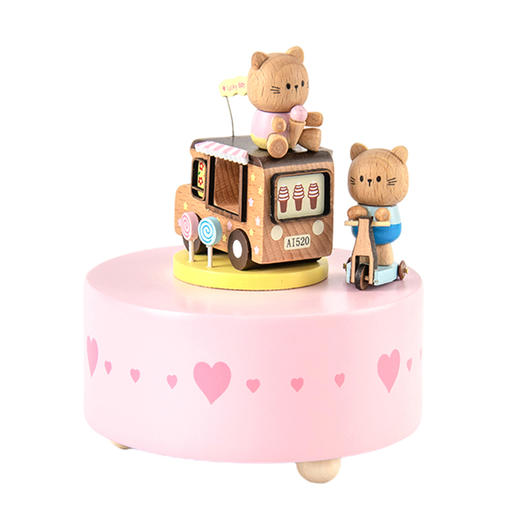 猫的天空之城八音盒《甜蜜蜜》音乐盒木质生日礼物礼盒生日快乐送女友送闺蜜 商品图0