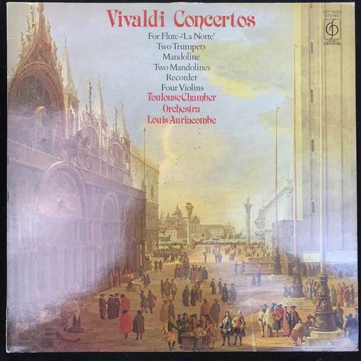 LP黑胶唱片 维瓦尔第《协奏曲》 图卢兹室内乐团 路易·奥里亚孔布指挥 商品图0