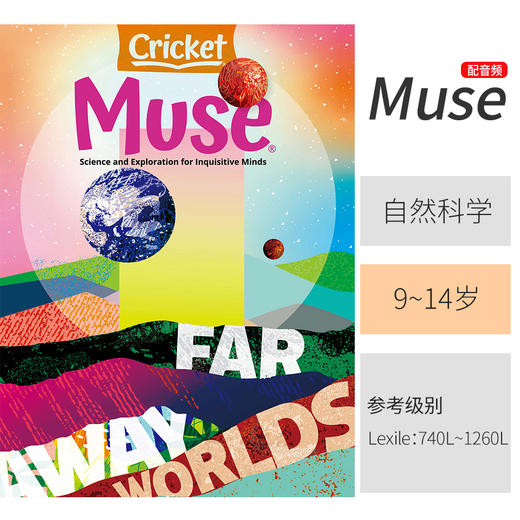 蟋蟀童书-英文原版杂志0-14岁8种可选！cricket、muse、spider、ladybug、click、ask、faces、babybug 商品图3