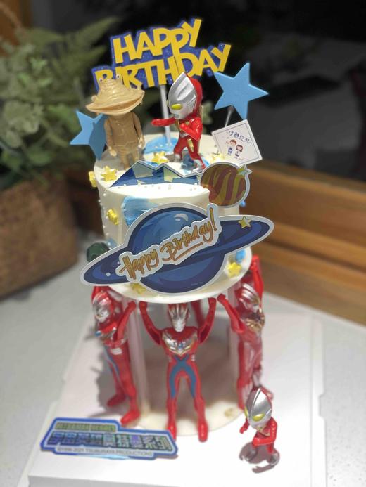 悬浮四寸奥特曼奶油蛋糕 下单前请仔细阅读商品详情 商品图1