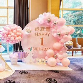 快乐相随-粉色系宝宝生日宴