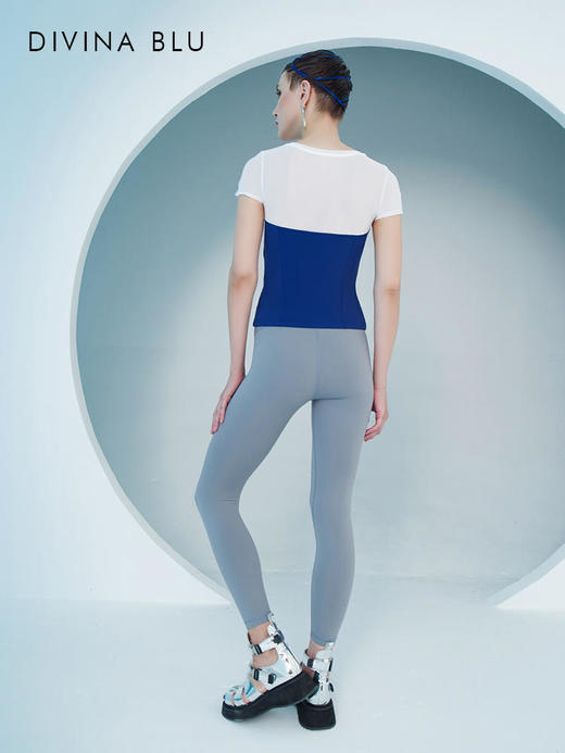 DIVINABLU戛纳系列裸感瑜伽短袖健身上衣戛纳裸感短袖07 商品图4