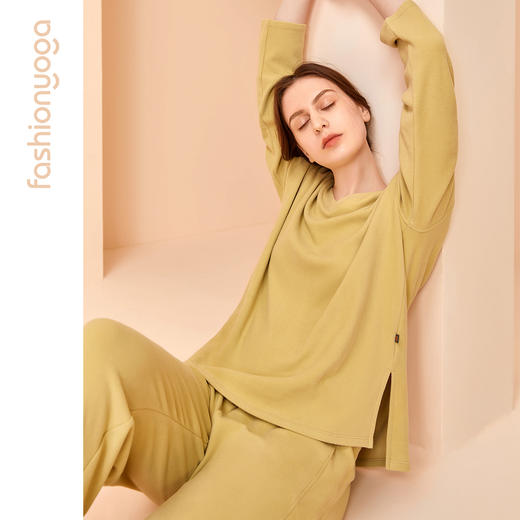 凡圣瑜伽舒适休闲宽松卫衣F11375  商品图5