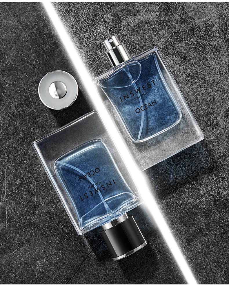 美妆个护也西蔚蓝海洋男士香水持久淡香清新自然男人