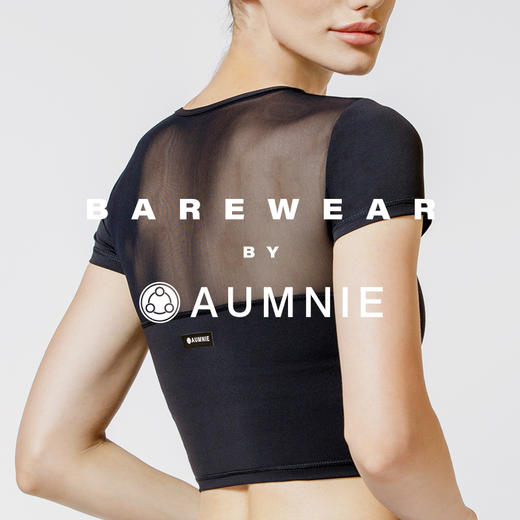 【AUMNIE】后背拼网露脐上衣 MESH BACK CROPPED TEE 商品图2