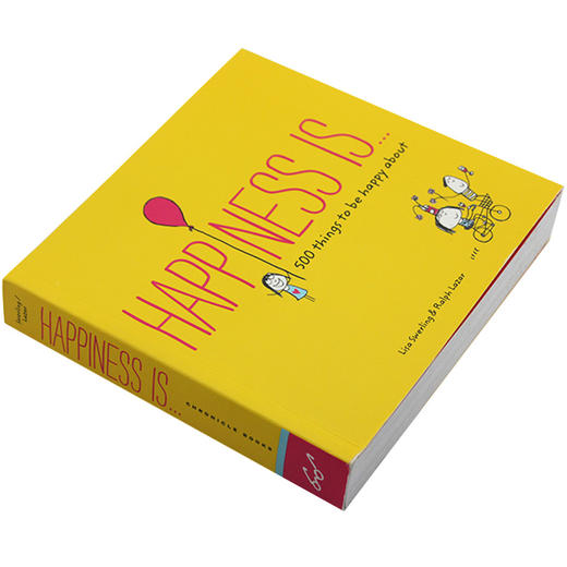 幸福是500件关于快乐的小小事 英文原版 Happiness Is 500 things to be happy about Lisa Swerling 心灵鸡汤治愈系列绘本 英文版 商品图1