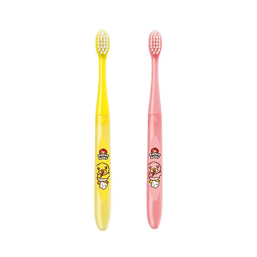 小黄鸭B.Duck Baby-5-12岁儿童牙刷 1支装(随机发)赠挂式”鸭“刷架 商品图1