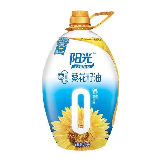 金龙鱼阳光零反式脂肪葵花籽油5L 压榨葵油 家用食用油 商品图3