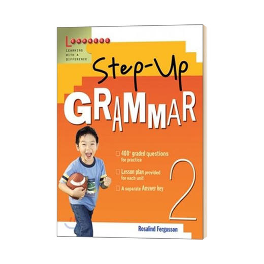 学乐小学英语语法进阶练习2年级第二册 英文原版教材 Step up Grammar 2 英文版 附答案 进口原版英语书籍 商品图0