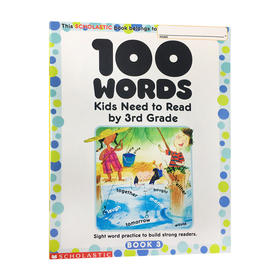 美国小学三年级必须掌握100个单词 英文原版 100 Words Kids Need to Read by 3rd Grade 学乐儿童练习册 英文版进口英语书籍